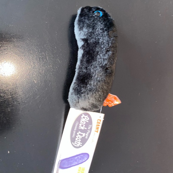 Bundle 3 for $19 Giant Microbes Plush Black Death (Yersinia Pestis) NWT 🦠 - Picture 4 of 8